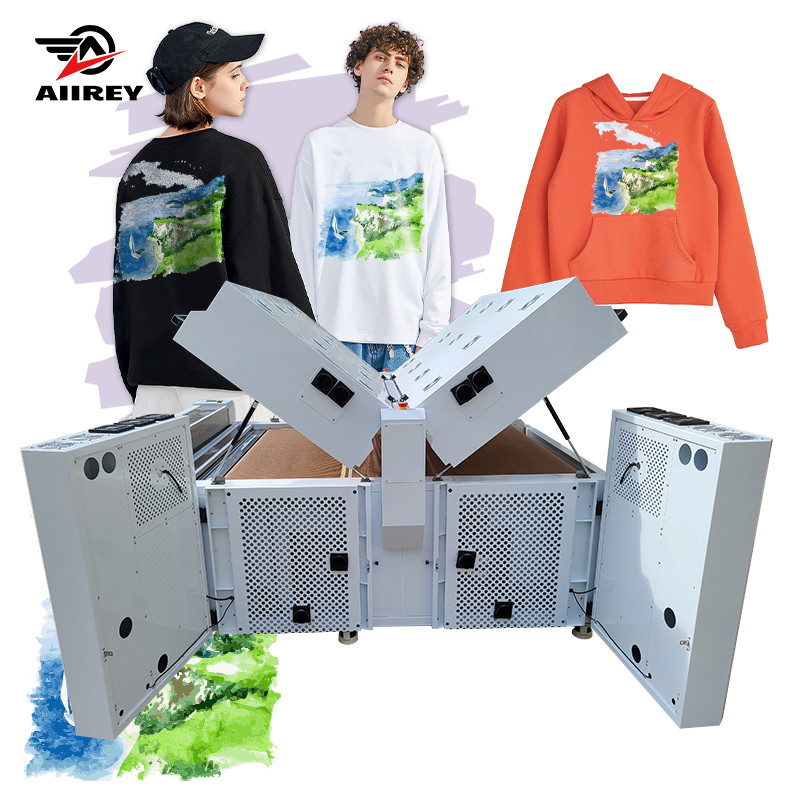 산업용 DTF 파우더 쉐이커 6KW 파워 드럼 흡수 맷 벨트 필름 변형 방지 400KG 무게 수동/자동 제어