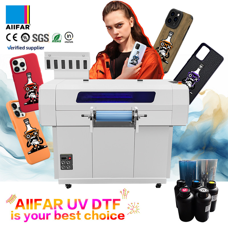 고용량 UV DTF 프린터 플레이트 타입 Refinecolor Roll To Roll 자동