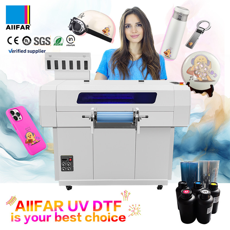 잉크젯 프린터 리핀 컬러 롤 로 롤 UV DTF 프린터 비디오 출력 검사